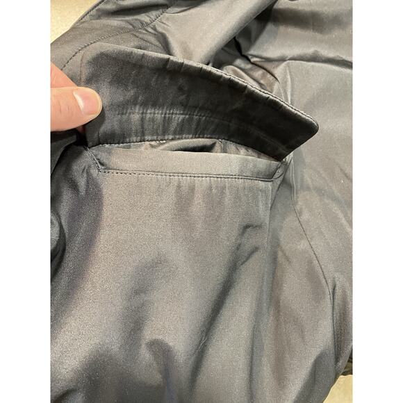 Vintage Tom James Reversible Jacket Leather/Nylon Men’s Size Large-Overcoat - Picture 7 of 14